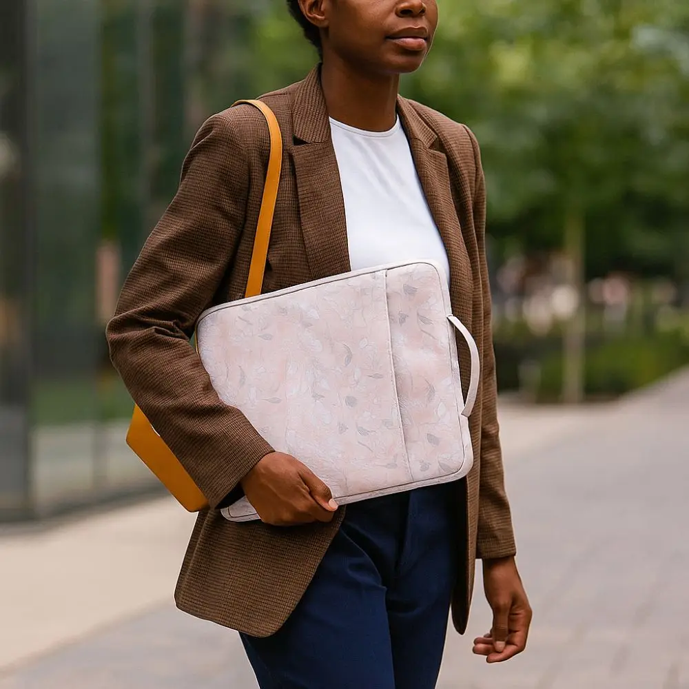 حقيبة رسائل مقاومة للماء حقيبة كمبيوتر محمول مقاومة للصدمات ومضادة للسقوط حقيبة كمبيوتر محمول رفيعة للغاية مع جيب حقيبة كمبيوتر محمول للمنزل