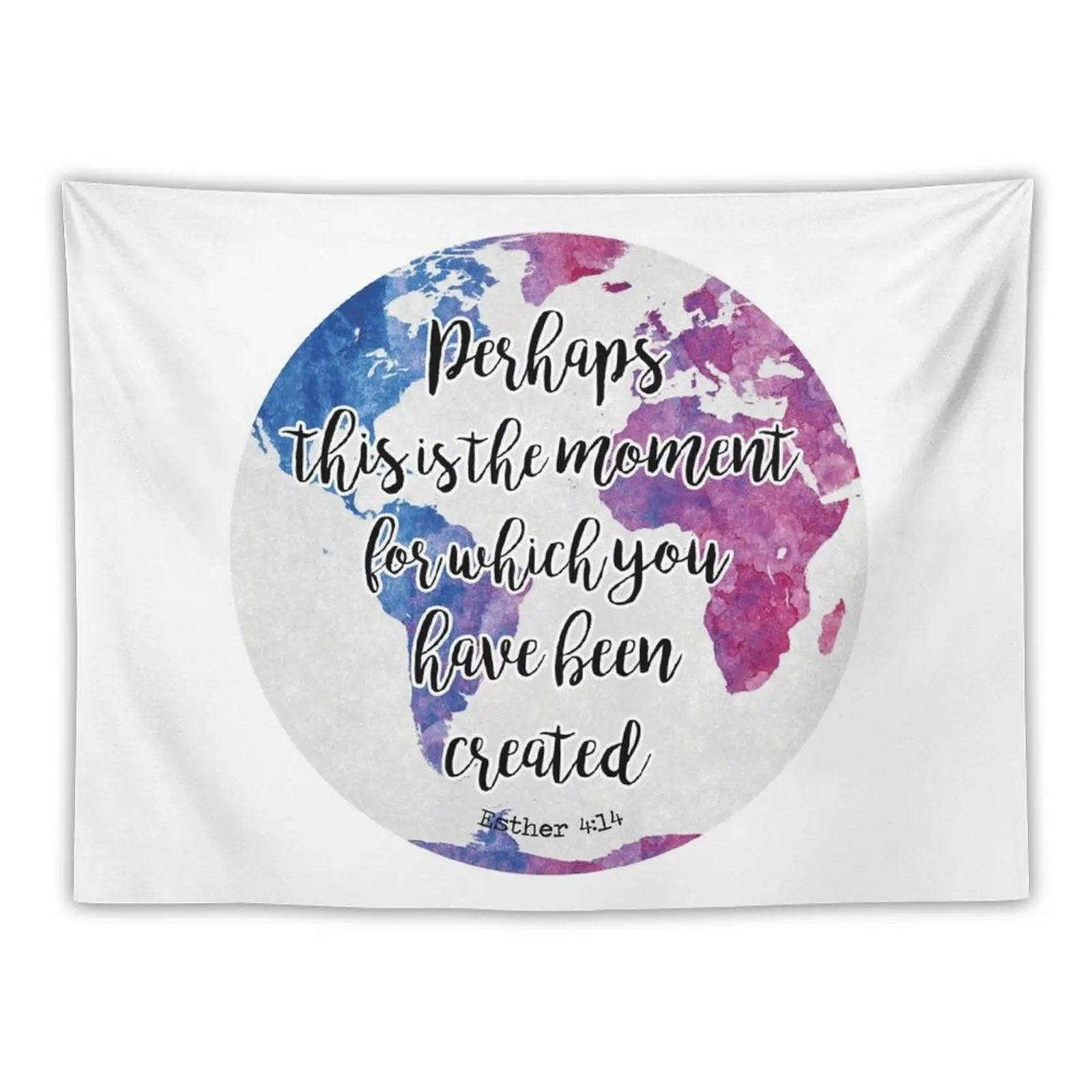 New Esther 4:14 colores Tapestry Home Decorations Room Aesthetic Decor Decorative Wall Mural