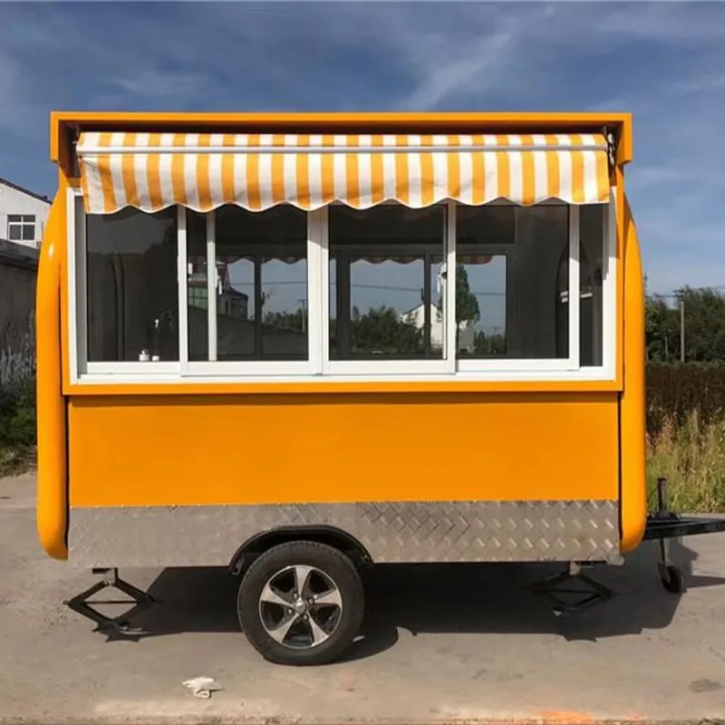 

Mobile Food Cart Compact Design Lightweight Durable Perfect for Street Food Business & Event Catering Stylish