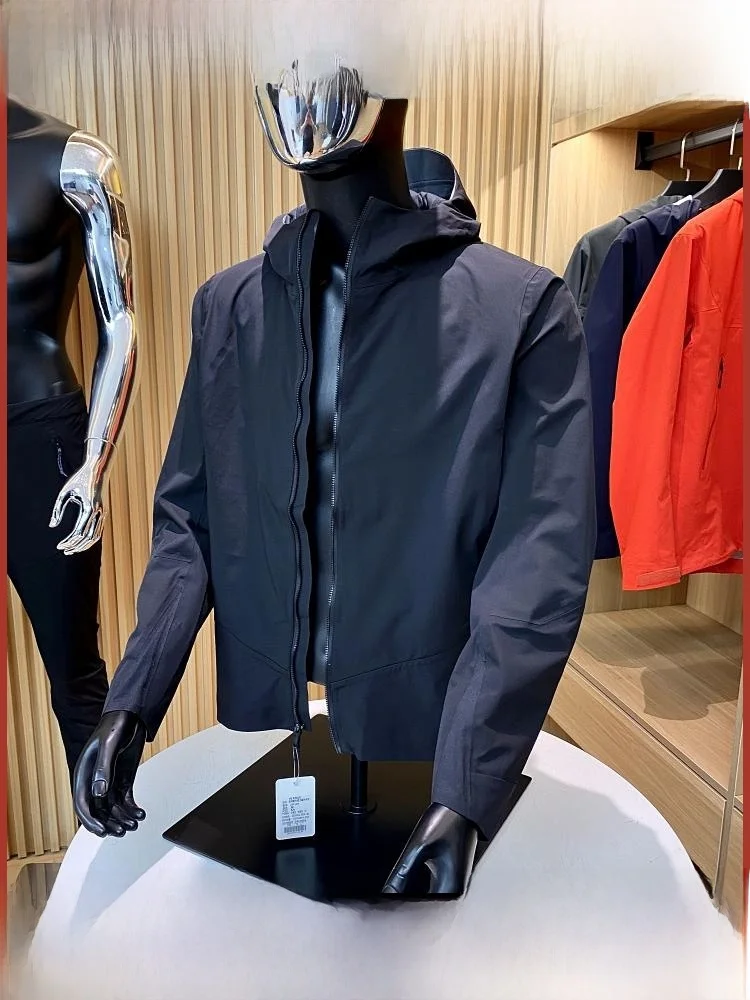 

Spring Edition Outdoor Men's Lightweight Fully Sed Busin Jaet Stand Fit Faion Urban Sle Long Sve Zipper Clo...