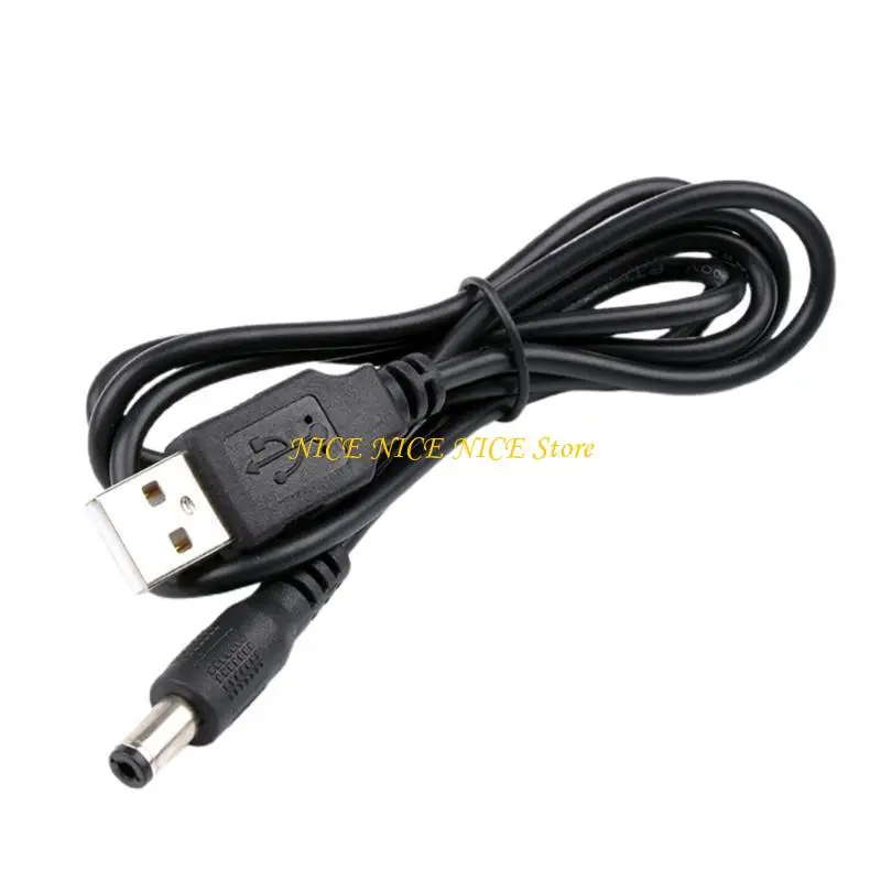 USB Power BoostLine Usb2.0 to DC5.5x2.5 Converter Charging Cable Straight Curved