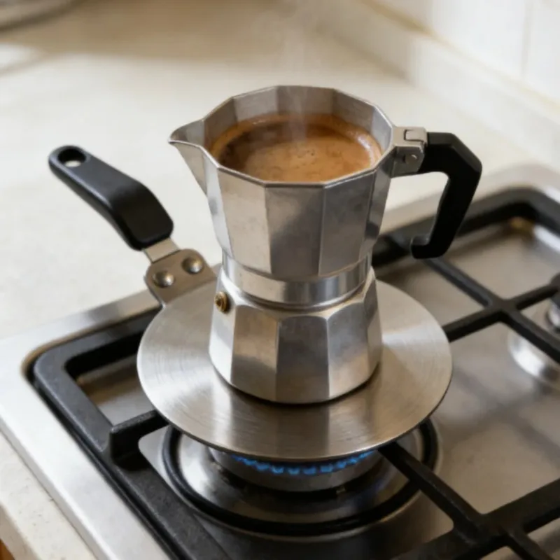 Heat Diffuser Plate New Mocha Pot - Induction Cooktop Heat Conductive Disk Ceramic Coffee Pot Glassware Outdoor Stainless