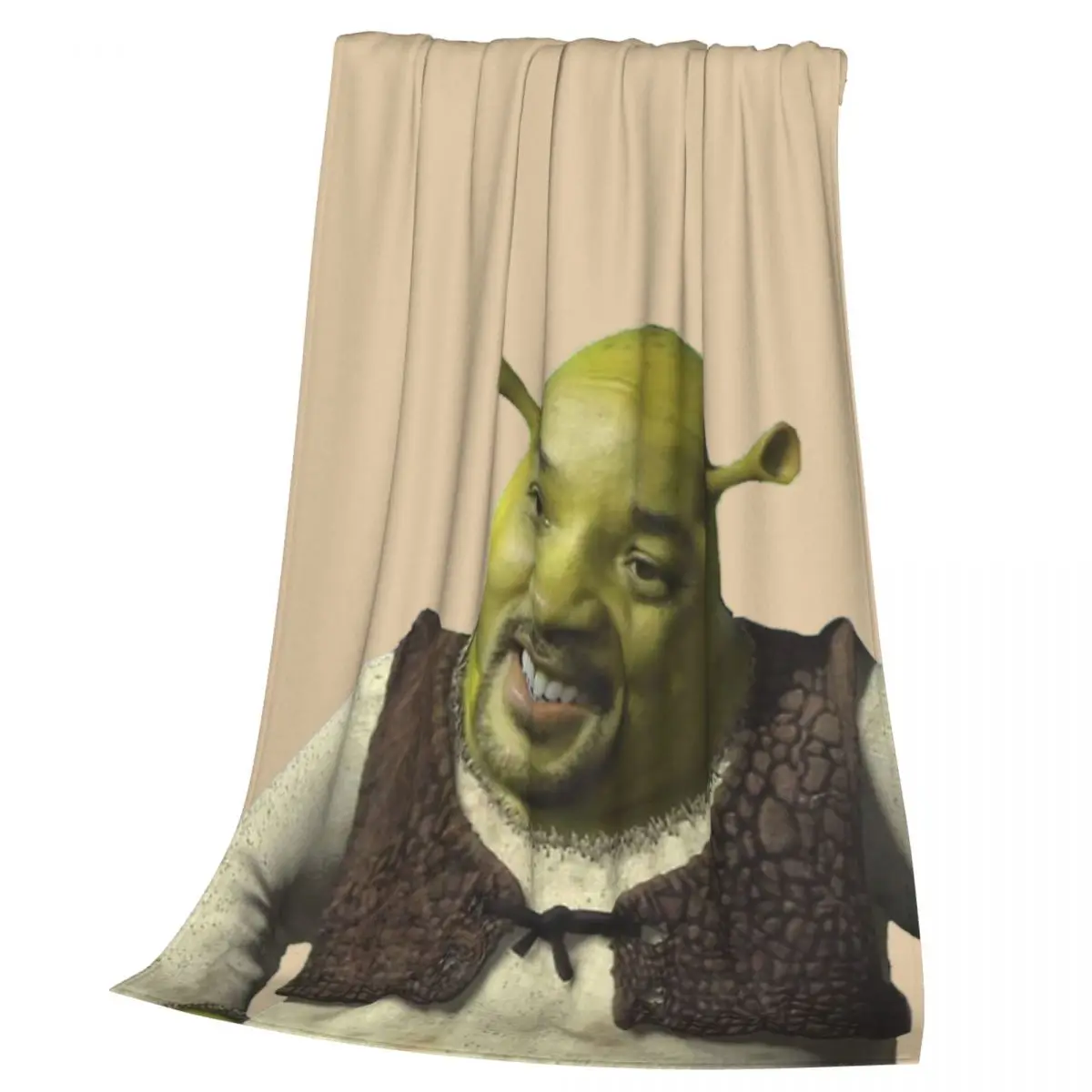 Shrek Blankets Soft Warm Flannel Throw Blanket Bedding for Bed Living room Picnic Travel Home Couch