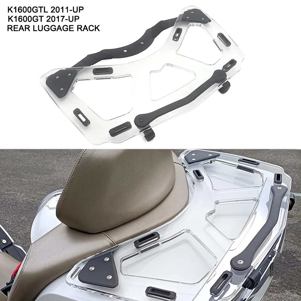 

For BMW K1600GTL 2011-up K1600GT 2017-up NEW Motorcycle Accessories Rear Luggage Rack Support Rear Solo Seat Top Case Box