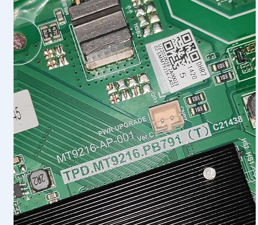

TPD.MT9216.PB791(T) MT9216-AP-001 LED TV motherboard test good