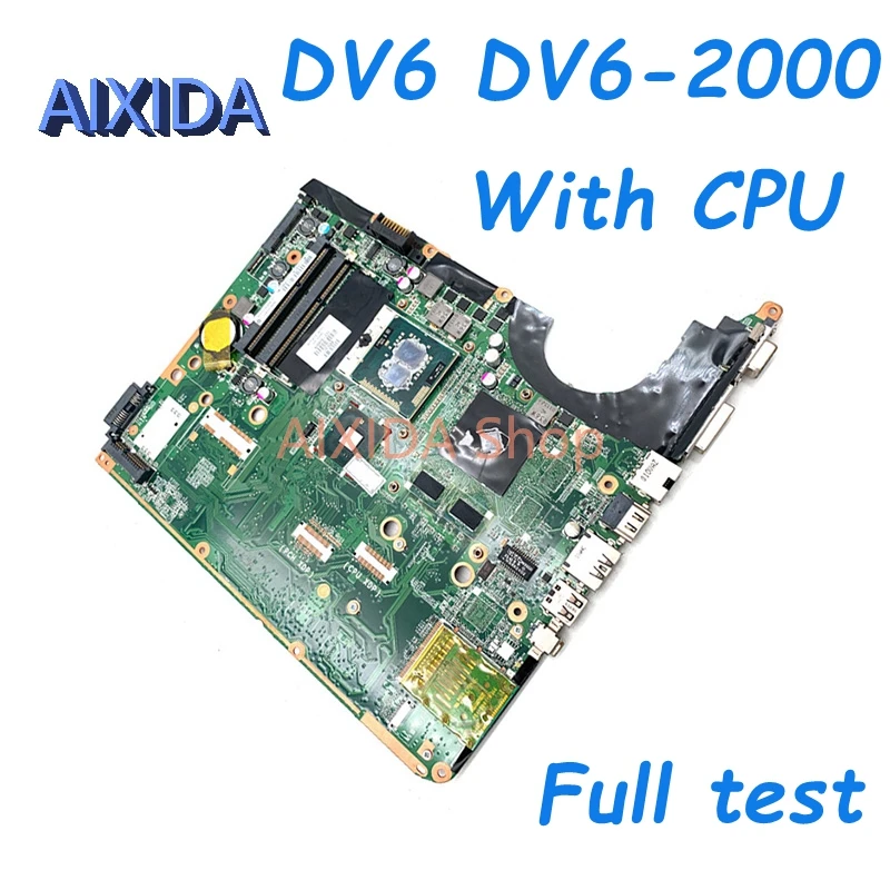 

AIXIDA 580976-001 600816-001 DA0UP6MB6F0 For HP Pavilion DV6 DV6-2000 DV6-2100 Main board PM55 DDR3 G105M GPU Laptop Motherboard