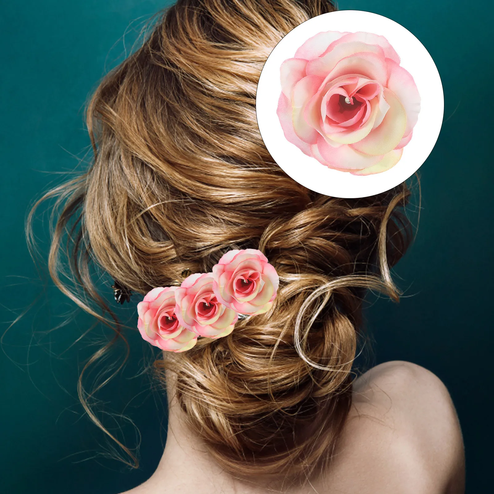 

100Pcs Mini Artificial Rose Heads Faux Flowers for DIY Crafts Wedding Decoration Supplies Mini Flowers for Crafts