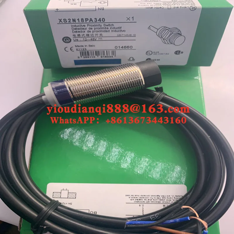Novo interruptor do sensor de proximidade XS218BLNBL10C