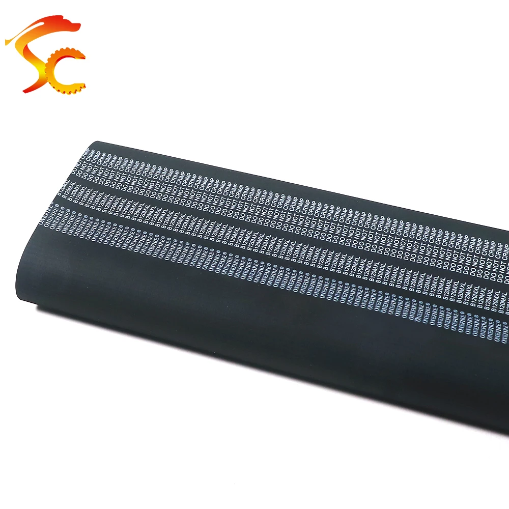 MXL Timing Belt B118MXL-B127MXL Synchronous Belt Width 5/6/7/9/10/12/15mm Closed Loop Drive Belt MXL Rubber Timing Belt