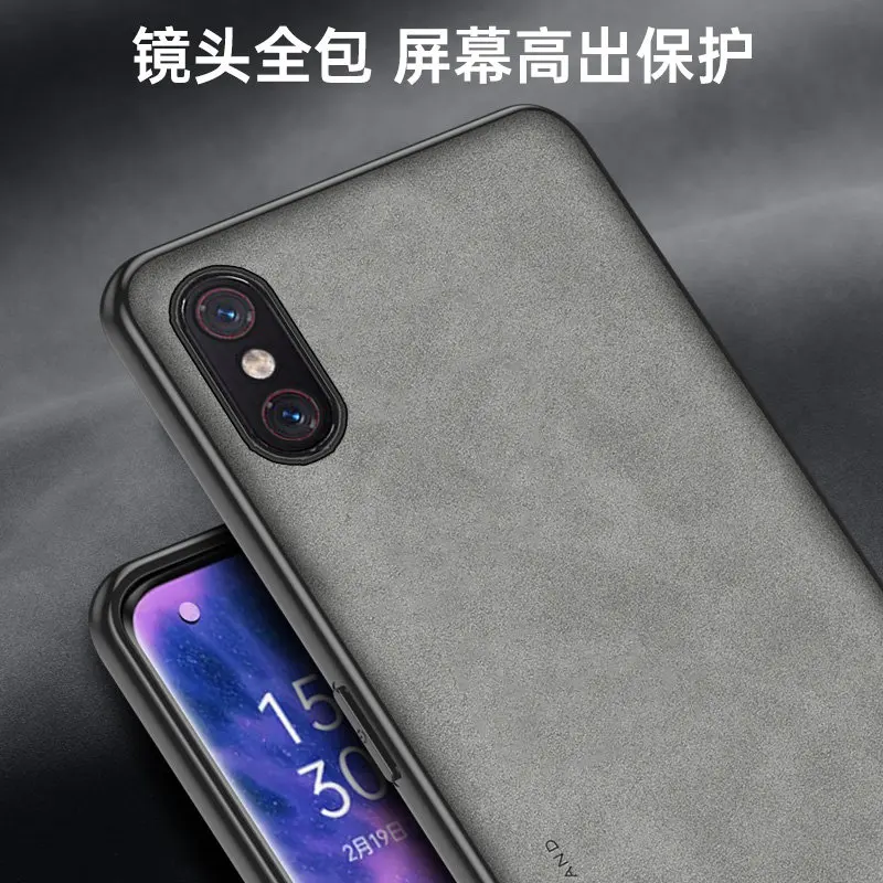 For Xiaomi Mi 8 Pro M1807E8A Case Shockproof PU Leather Skin Hard Back Cover Case Silicone Bumper for Xiaomi 8 Pro Xiaomi8Pro