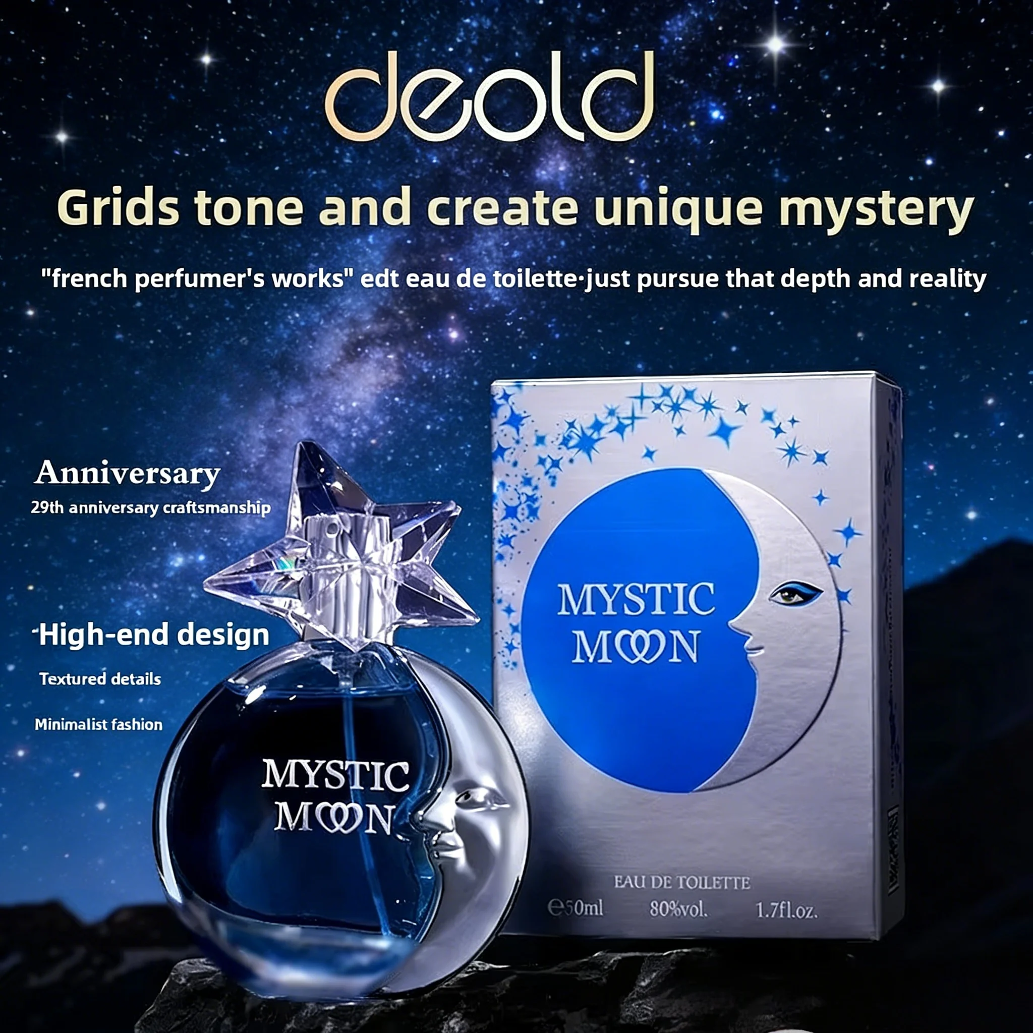 

Classic Bestseller 50ML Mixed Fragrance Men's Perfume Spray: Long-Lasting Romance, Unisex Perfume