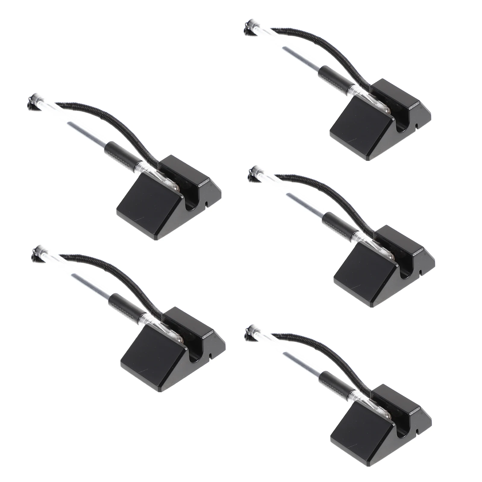 

5 шт. настольные гелевые ручки с клейкой основой, гладкие письменные принадлежности, офисные принадлежности, без утечки чернил, ручки безопасности для банковского магазина, черные