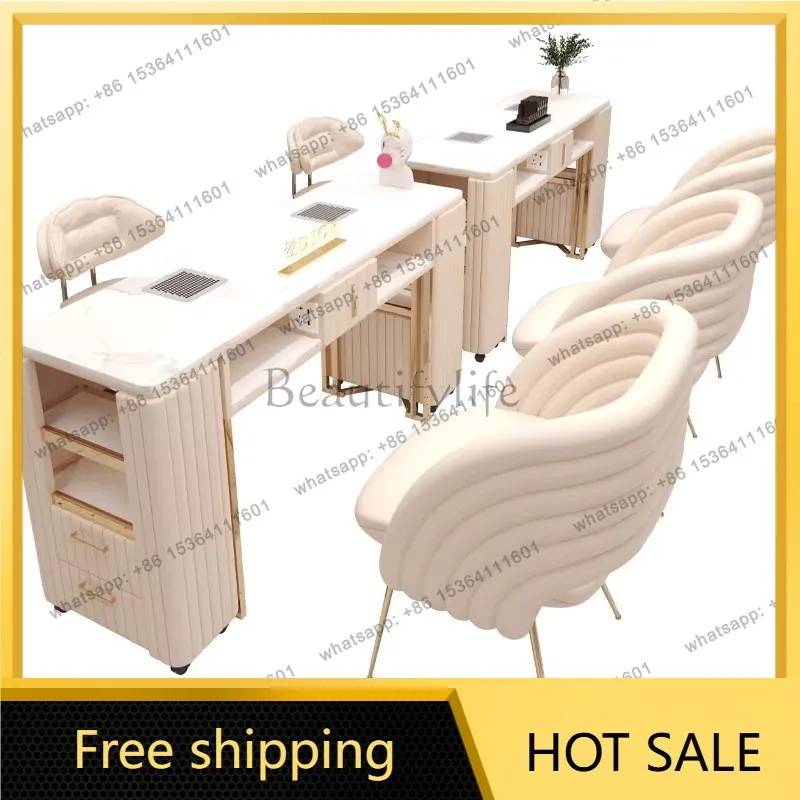 Factory Direct Sales Cross-border Japanese manicure single manicure table white paint