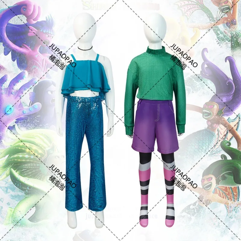 Halloween High Quality Transformation Jimei Cosplay Costume Ruby Gilman Mermaid Chelsea Cos Children's Stage Performance Costume