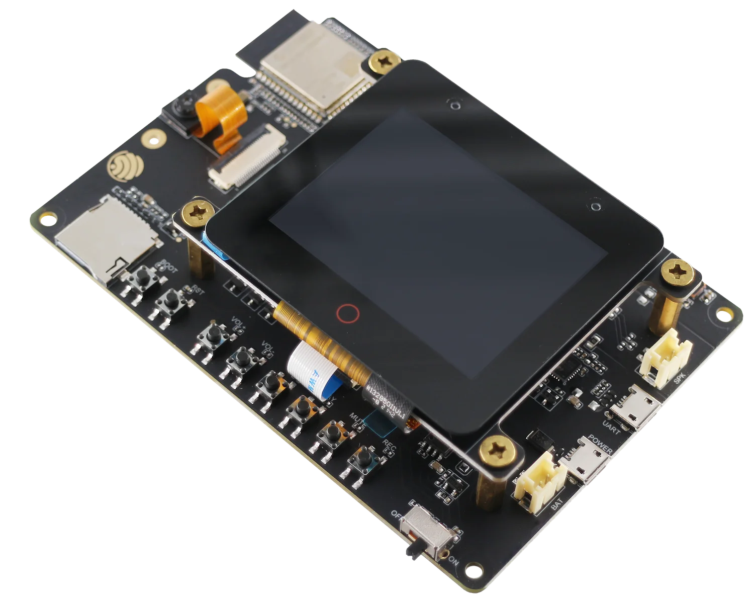 ESP32-S3-Korvo-2 Development Board with dual - microphone array, integrated peripherals, supports JPEG video stream processing