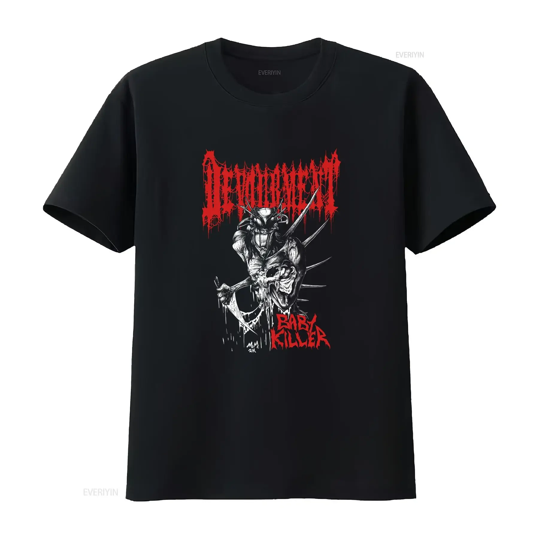 Devourment Band Cotton T shirt S 4XL US1161 Baby Killer Design vintage Washed Stretched Comfortable Soft Breathable