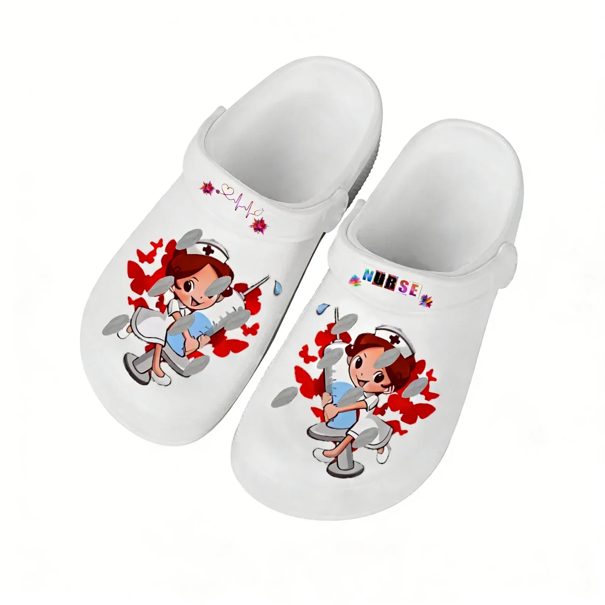 Nurse Sandals Men Women Teenager Fashion Water Shoes Cartoon Characters Garden Breathable Comfort Beach Custom Slippers