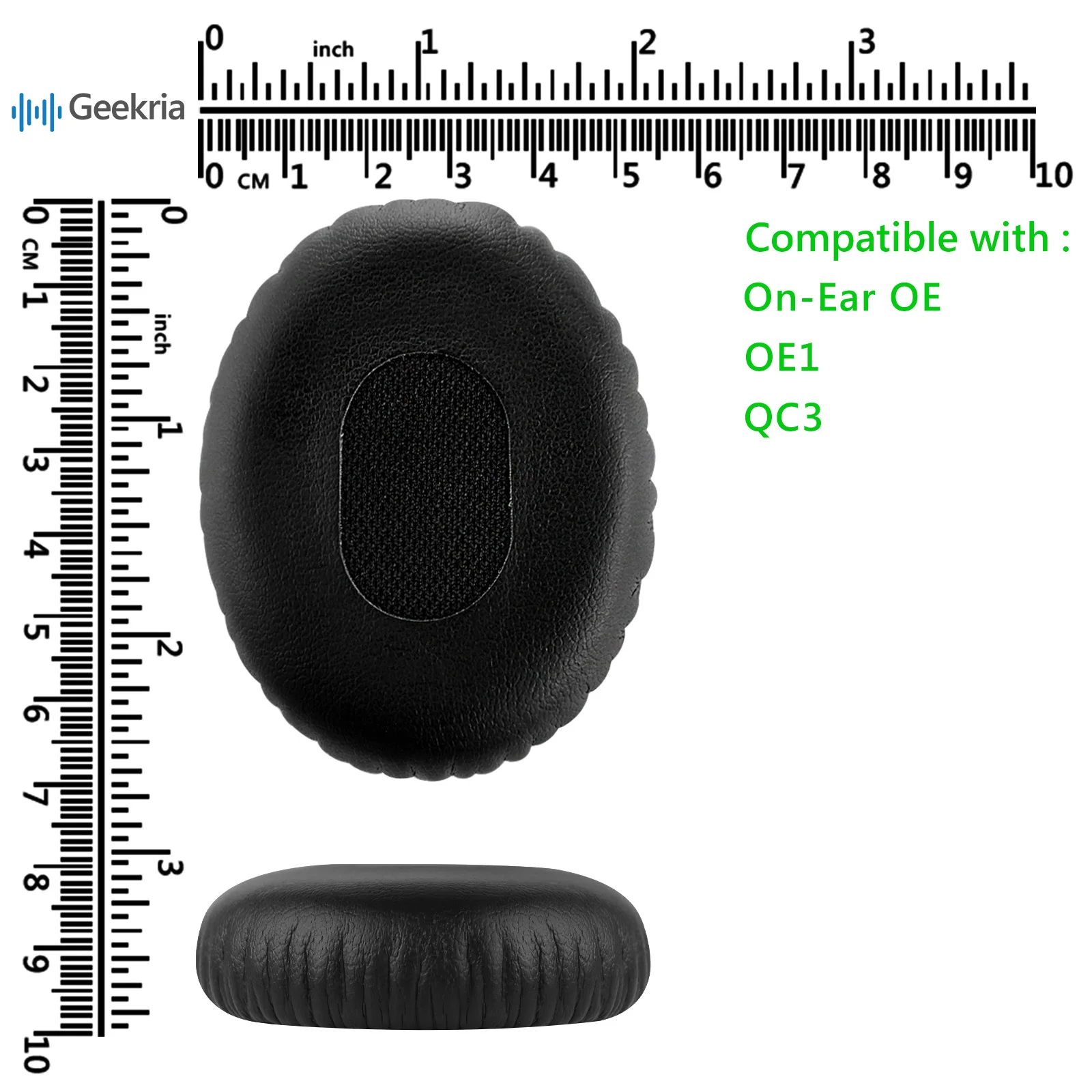 وسائد أذن بديلة من Geekria QuickFit لسماعات الرأس Bose On-Ear OE، وسائد أذن لسماعات الرأس، وسادات أذن لسماعات الرأس