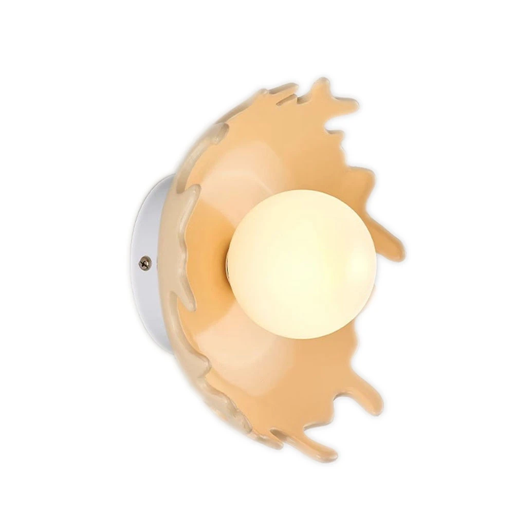 Broken Eggshell Resin Iron Pe Led Wall Lamp Children Kindergarten Corridor Aisle Study Stairs Home