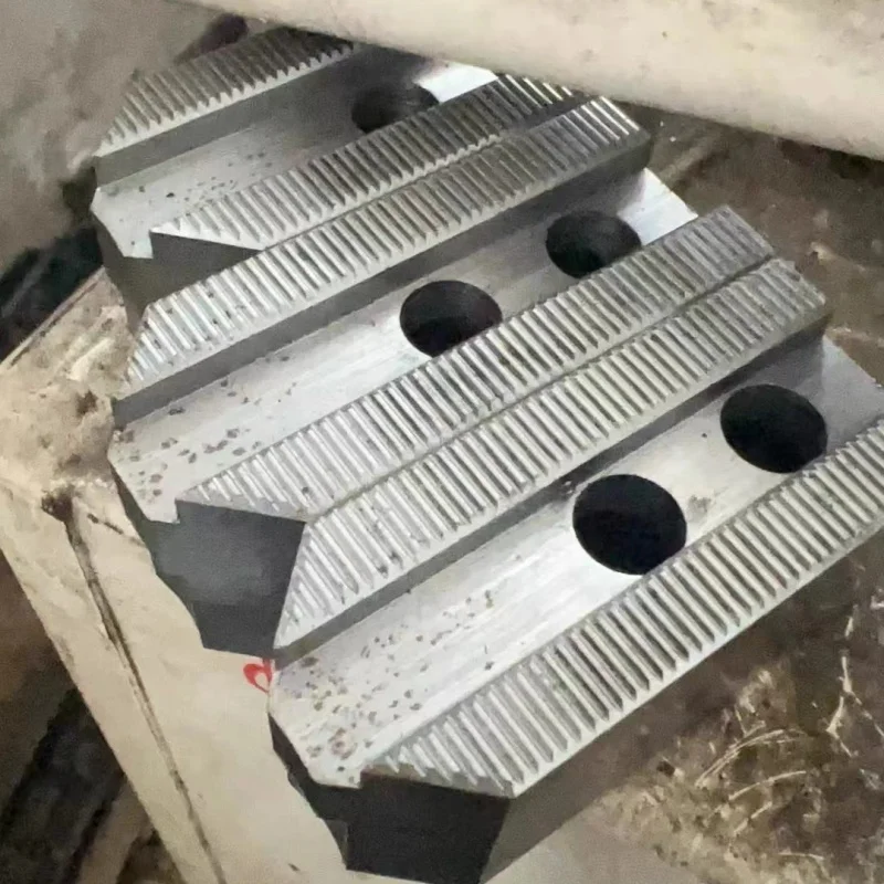 Hydraulic Chuck soft Jaws Three Jaws Oil Pressure 60 degree 90 degree 120 degree Increase Height Increase Thickness Lathe Jaws