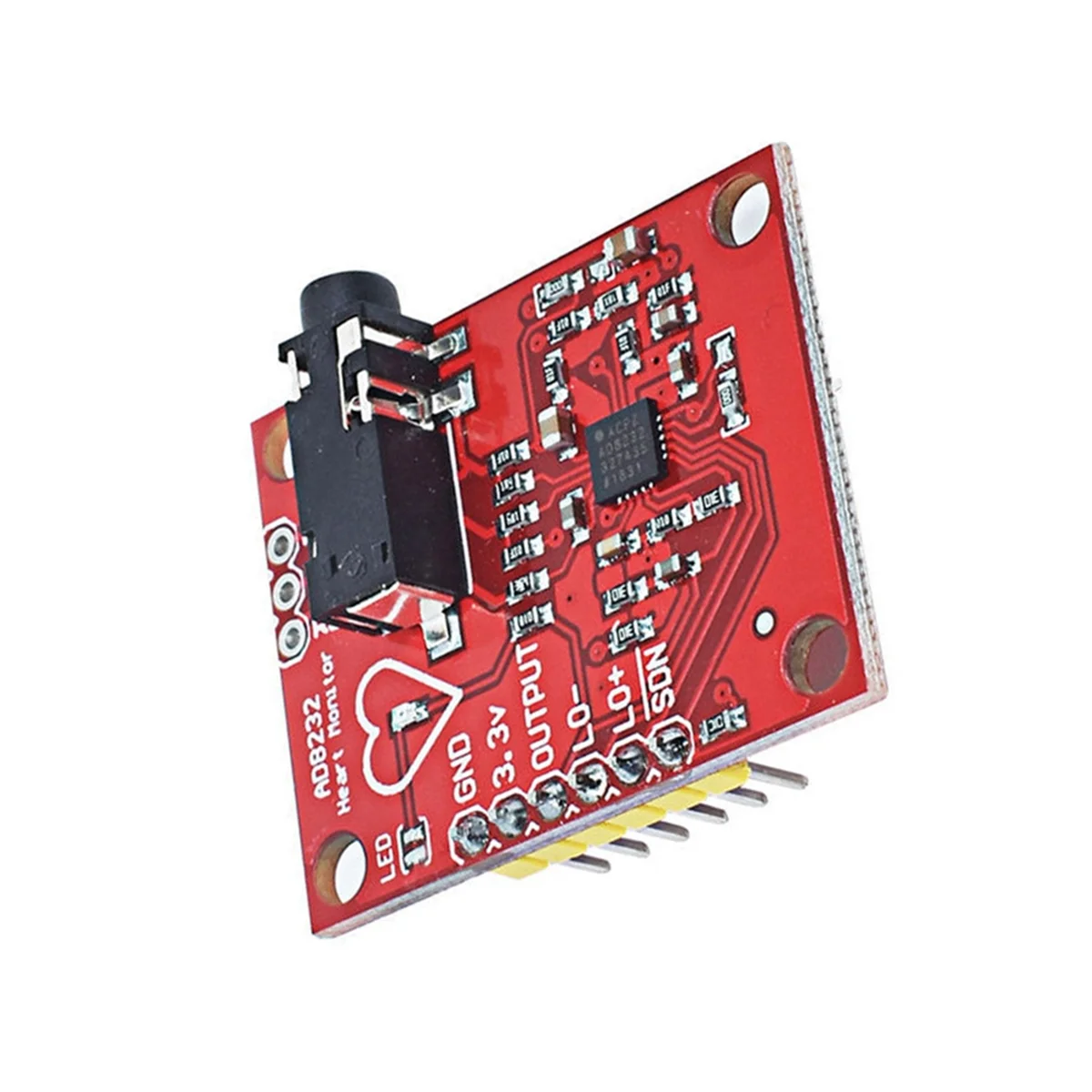 AT87-AD8232 ECG Medição Pulso Monitor de Freqüência Cardíaca Módulo Sensor Pulso Coração ECG Kit para Arduino