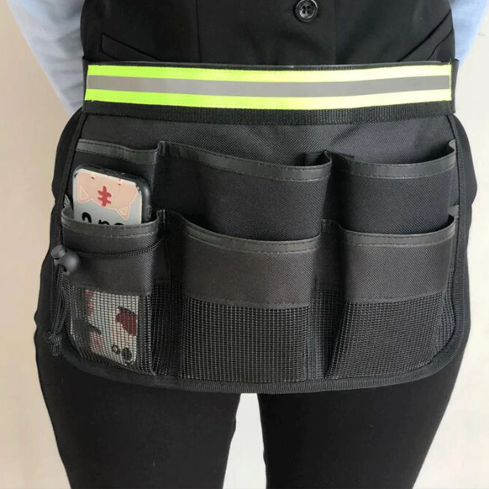 Nurse Fanny Pack Gears Pocket Polyester Gardening Tool Waist Bag Construction Worker Multi Compartment Nurse Pouch Waist Bag