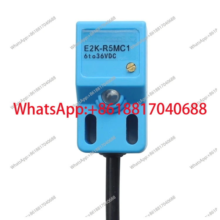 Square capacitive proximity switch E2K-R5MC1 can detect metal, non-metallic liquid, plastic and other sensors
