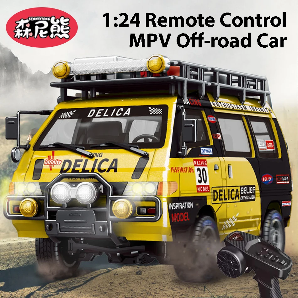 

SENNIXIONG 1:24 2WD/4WD Классическая модель автомобиля с дистанционным управлением RC MPV Vehicle RTR Speed Drift Van Альпинистский грузовик Игрушка для взрослых Подарок