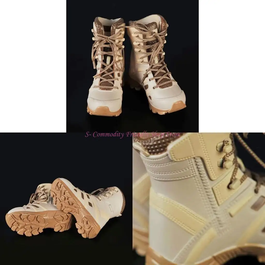 

85AE High Detailed 1/6 Scale Soldier Action Figure Boot Hiking Climbing Shoes for Display and Creative Customization