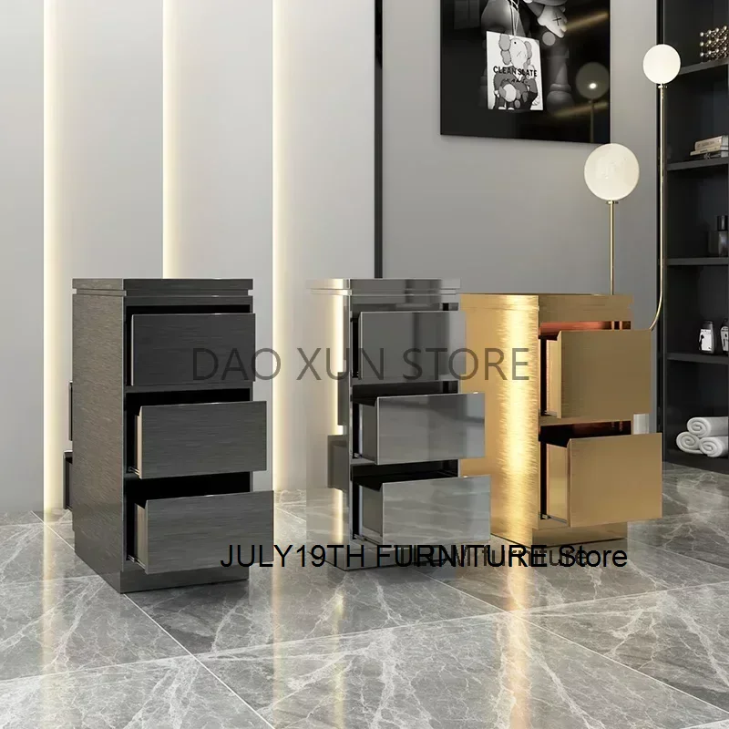 Storage Aesthetic Salon Trolley Professional Iron Utility Organizer Cart Wheels Carrello Attrezzi Barbershop Furniture MQ50TC