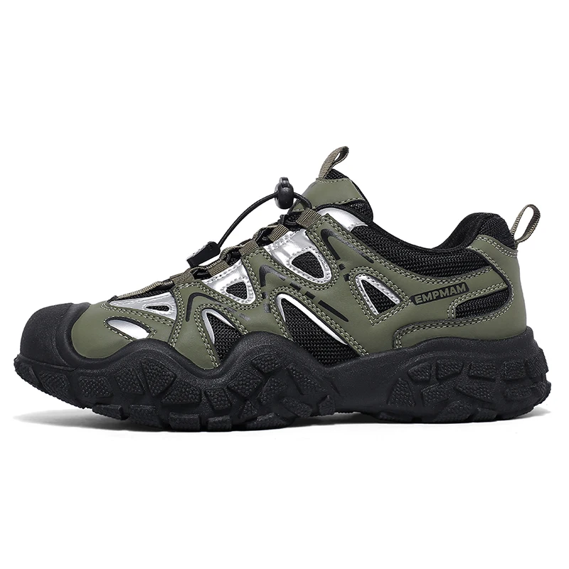 Mesh Hiking Sneakers Men Women Wear-resistant Non-slip Sports Shoes Breathable Outdoor Trainers for Trekking Camping Walking