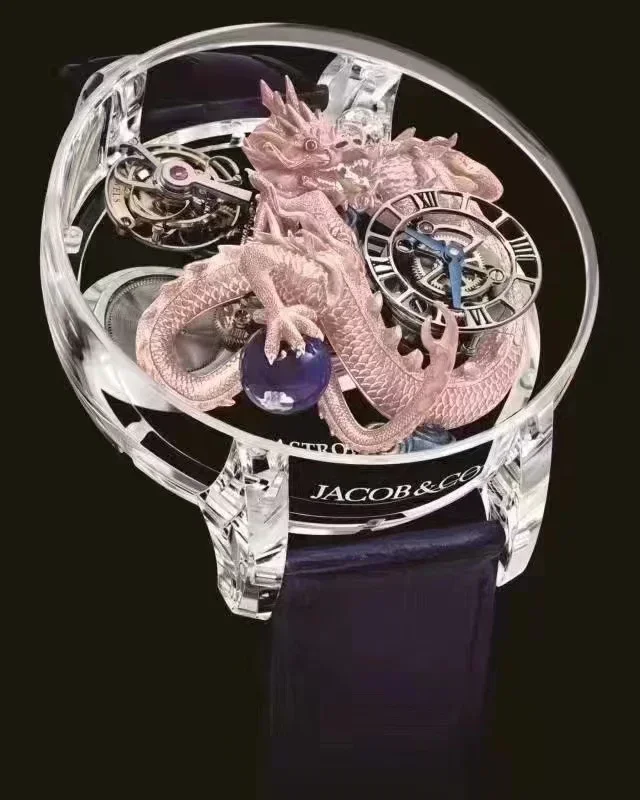 Montre-bracelet mécanique Dragon asiatique, volant céleste haut de gamme, édition limitée, montre tendance