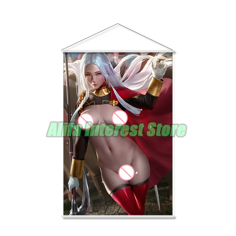 Sexy Edelgard Von Hresvelgr Fire Emblem Anime Wall Scroll Hanging Poster Home Decor Painting