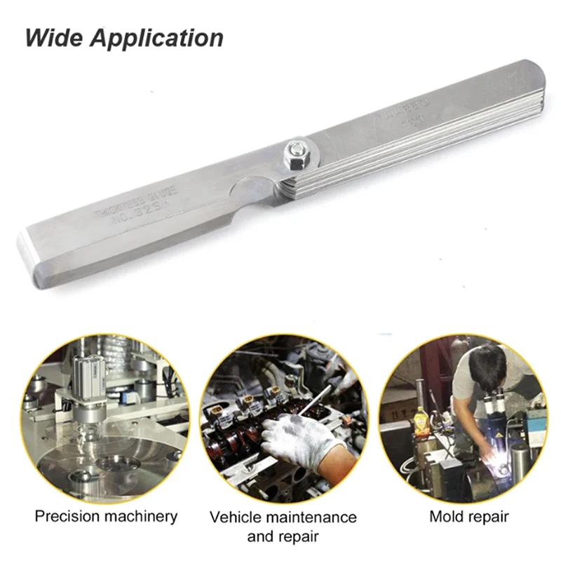 Набор инструментов для измерения толщины мотоцикла, 32 лезвия, 0,04 мм, 0,88 мм