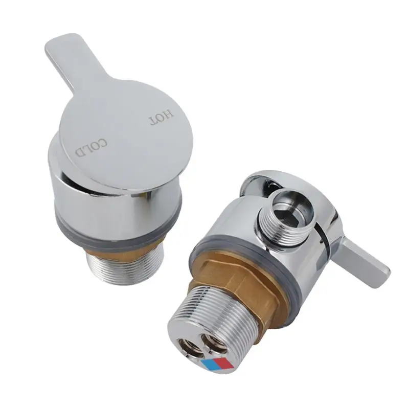 Hot Cold Water Thermostatic Mixer Valve For Shower Faucet Shower Hose Valve Suitable For RV Yachts-N30R