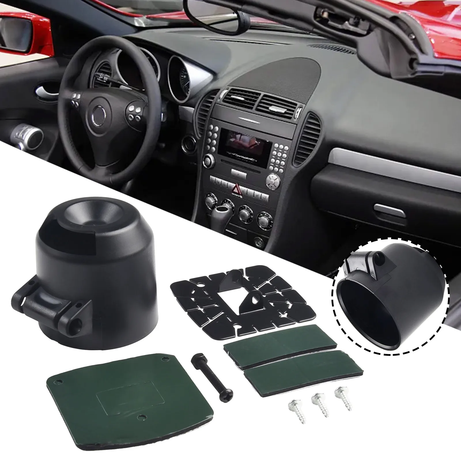 Adjustable Car Single Gauge Holder Pod for Dash Mount Bracket Compatible with For Boost Gauge 2inch 52mm Vehicle Fit