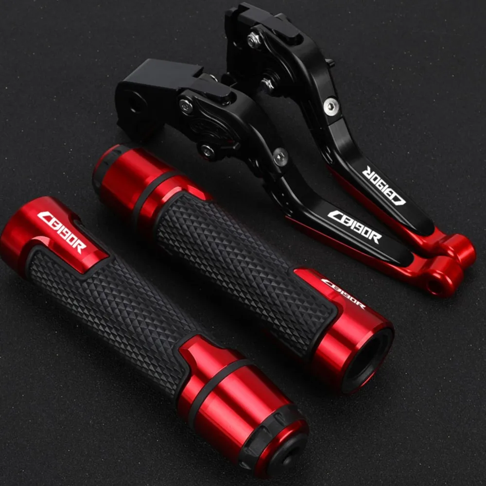 Motorcycle For Honda CB190R CB 190R 2015-Present 2021 2020 2019 2018 2017 Adjustable Brake Clutch Levers Handle bar grips ends