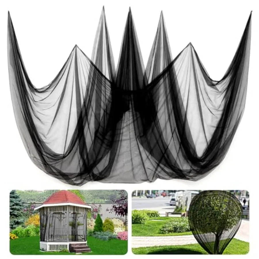 

Pcs Nearly Invisible Mosquito Net for Patio - Mesh Netting Screen for Outdoor Garden Porch Balcony, Protects Skin and Plants fr