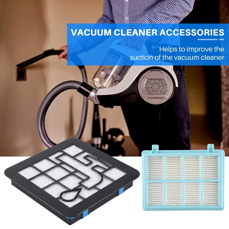Pack of 2 Filter Set for Compact FC9331 FC9332 FC8010 Vacuum Cleaners-A49I image 6
