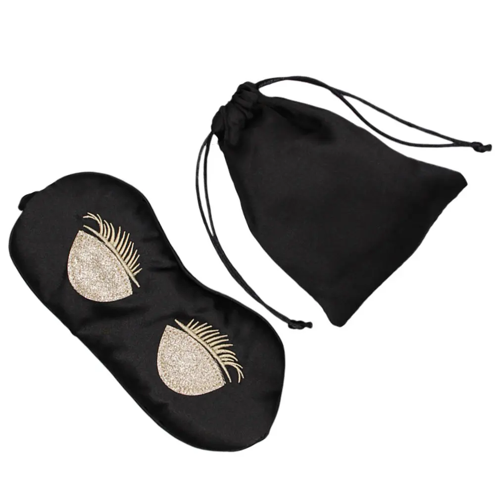 

Cute Glitter Eyelash Sleep Mask Soft Comfortable Eye Mask for Sleeping Kids Women Travel Nap Home Hotel Decorative Breathable