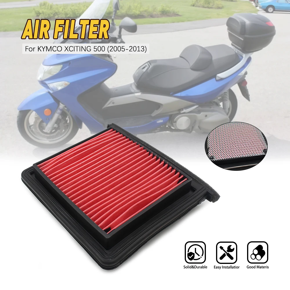 

Motorbike Air Cleaner Filter Fit For Kymco Xciting 500 500- i 500-i-Evo-ABS 500-R-i-ABS Motorcycle Accessories