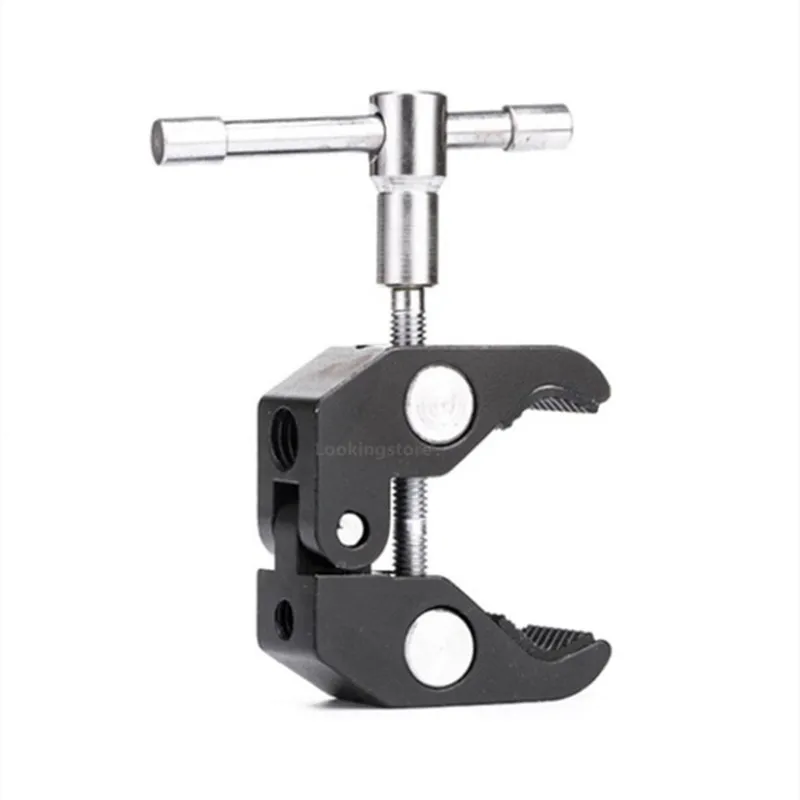 1Pc Magic Arm Crab Claw Super Clamp Clip Holder Tongs Pliers Clip Studio Flash Bracket for Camera Tripod Monopod