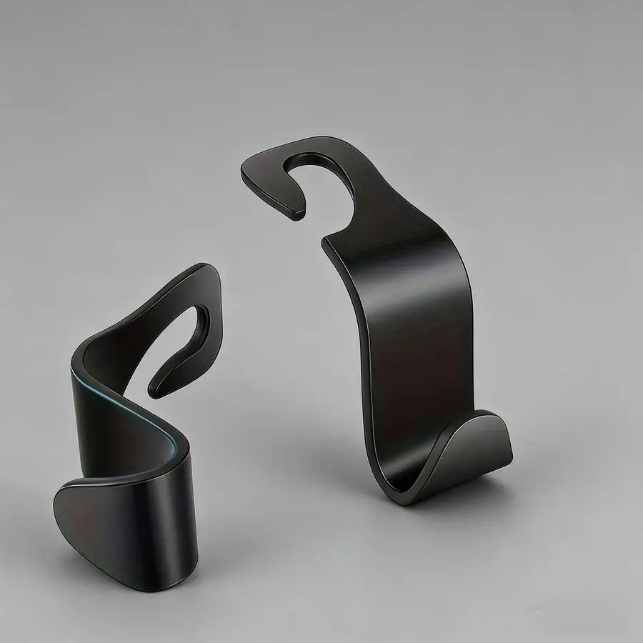 1/5/10/20/50/100pcs Car Hook • Car Supplies Car Seat Back Hook • Multifunctional Storage Car Seat Hook • Hidden Hook Headrest Se