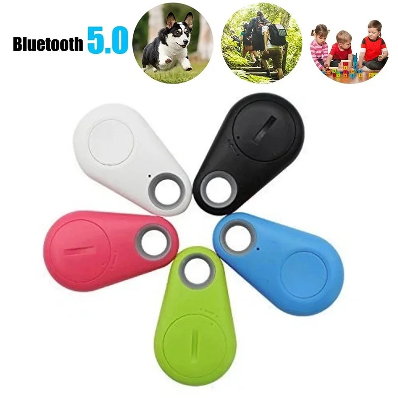 GPS Tracker Mini Fashion Smart Pets Anti Lost Alarm Wireless Finder Locator Reminder Selfie Shutter Control For Child Bag Key
