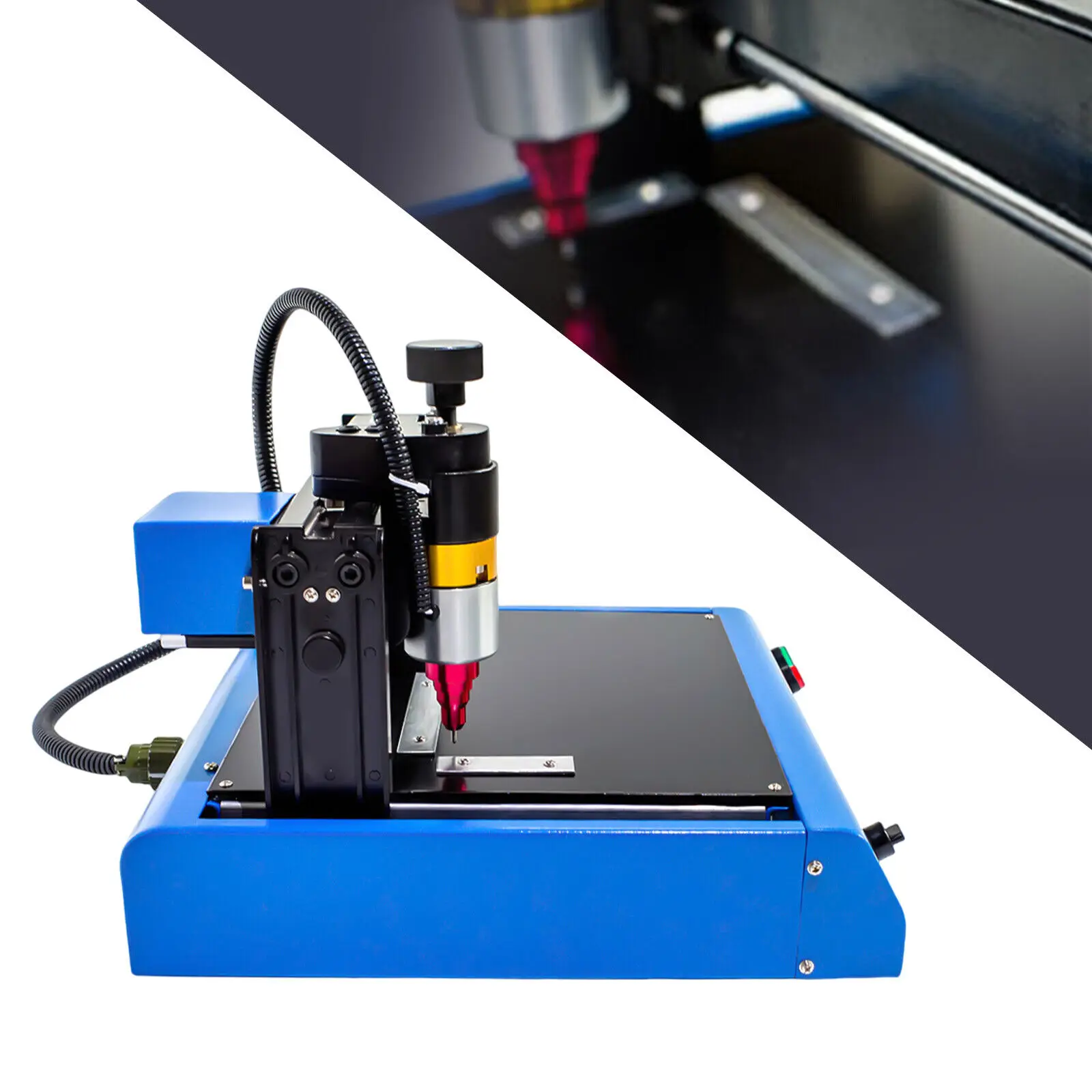 110V Electric Metal Marking Machine Dot Peen 200x150mm For Number Letter Label