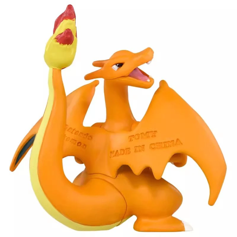 TAKARA TOMY Pokemon MS-15 Charizard modelo periférico figura de moda colección de muñecos de dibujos animados adornos juguetes para niños Decoración