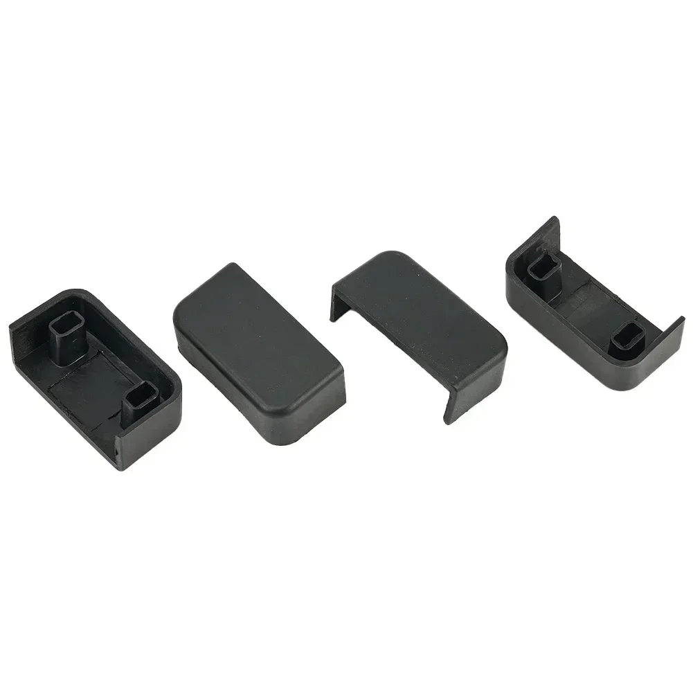 Parts Rail Anti-kick Rubber Plug 4 Pcs Accessories Black For Tesla-Model Y 3 Rear Seat Replacement Slide Brand New
