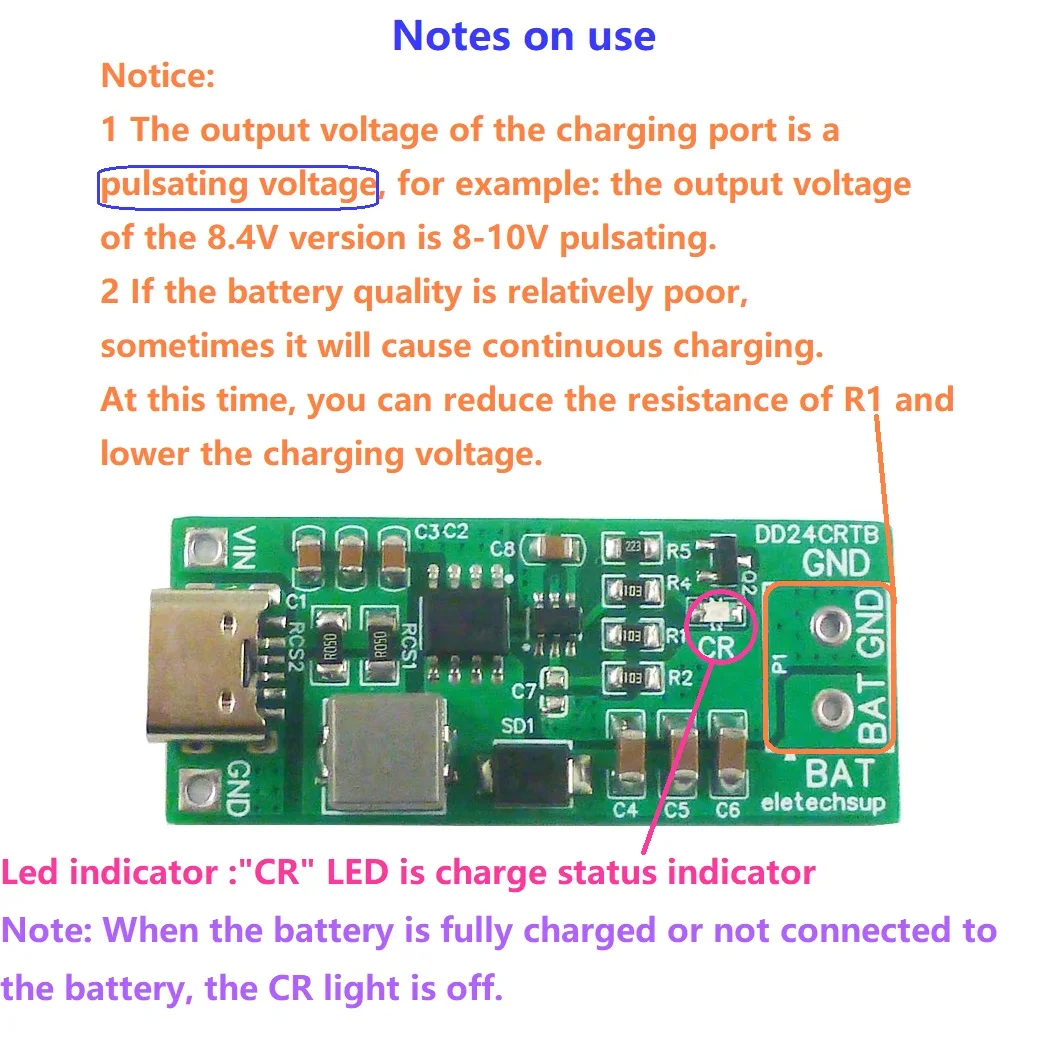 2-6Cell Li-po Li-ion 18650 Pack Charger Module Type-c DC 5V to 8.4V 12.6V 16.8V 21V 25.2V for 7.4V 11.1V 14.8V 18.5V 22.2V