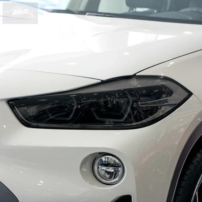 

Transparent Black TPU Sticker Repair For BMW X2 F39 2017-Present Car Headlight Protective Film Headlamp Accessories 2 Pcs