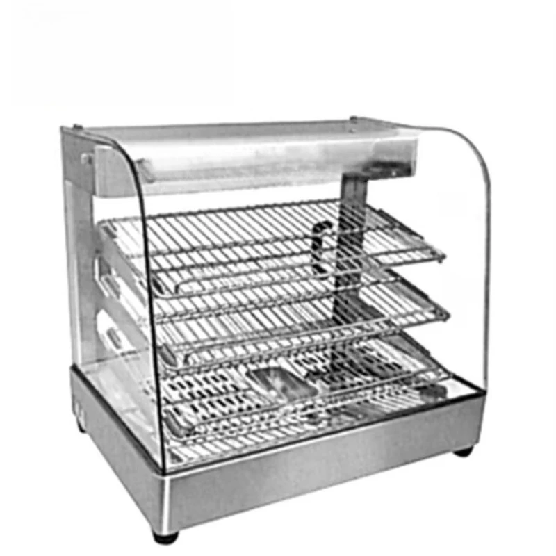 

Stainless Steel Electric Heating Food Warmer Display Showcawse